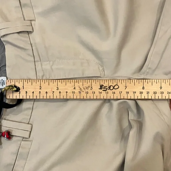 Banana Republic size 2 W31L30.75 rise 8 light beige / natural wm’s pant Trousers - Picture 6 of 16